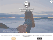 Tablet Screenshot of companiadmaria.net